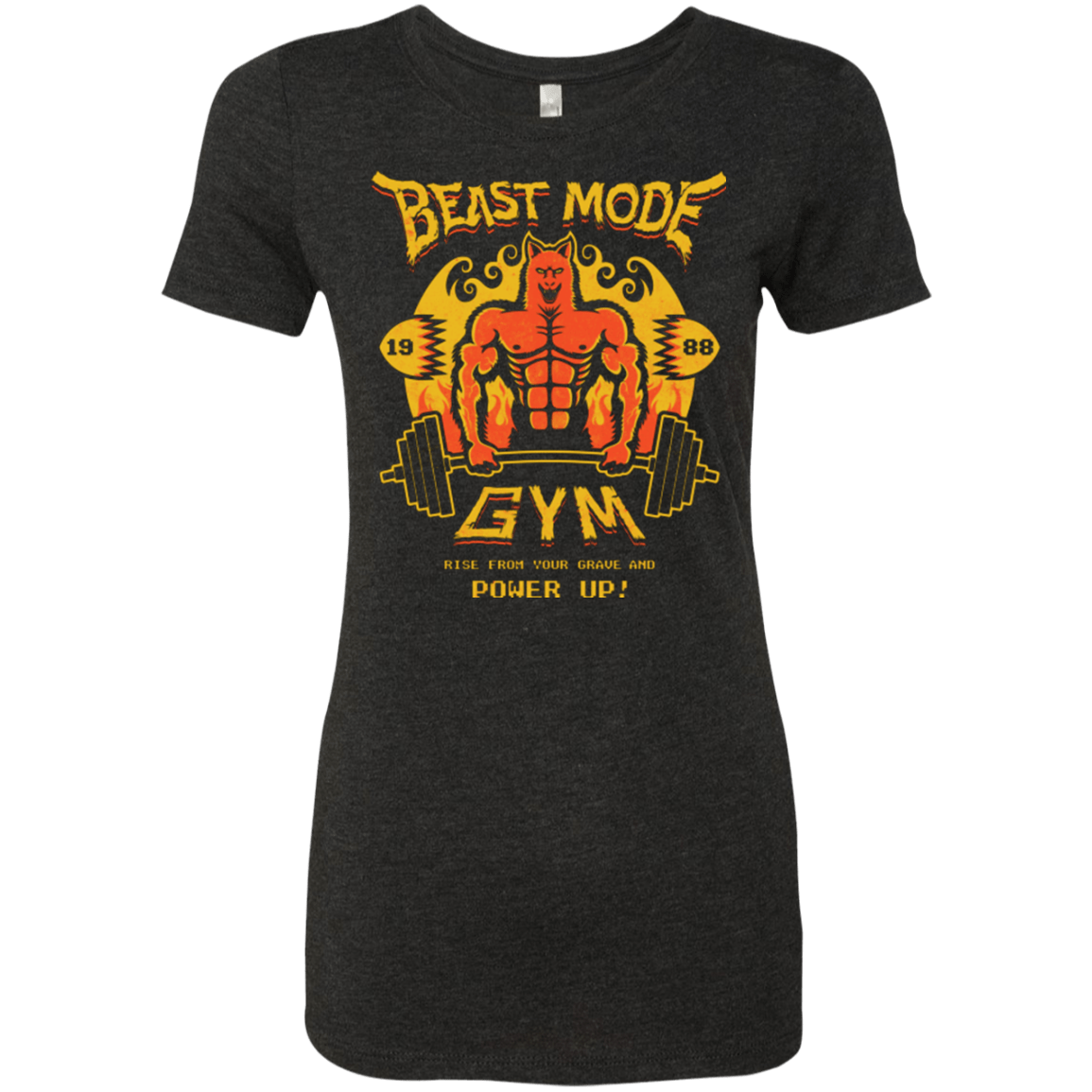 T-Shirts Vintage Black / Small Beast Mode Gym Women's Triblend T-Shirt