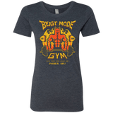 T-Shirts Vintage Navy / Small Beast Mode Gym Women's Triblend T-Shirt