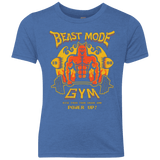 T-Shirts Vintage Royal / YXS Beast Mode Gym Youth Triblend T-Shirt