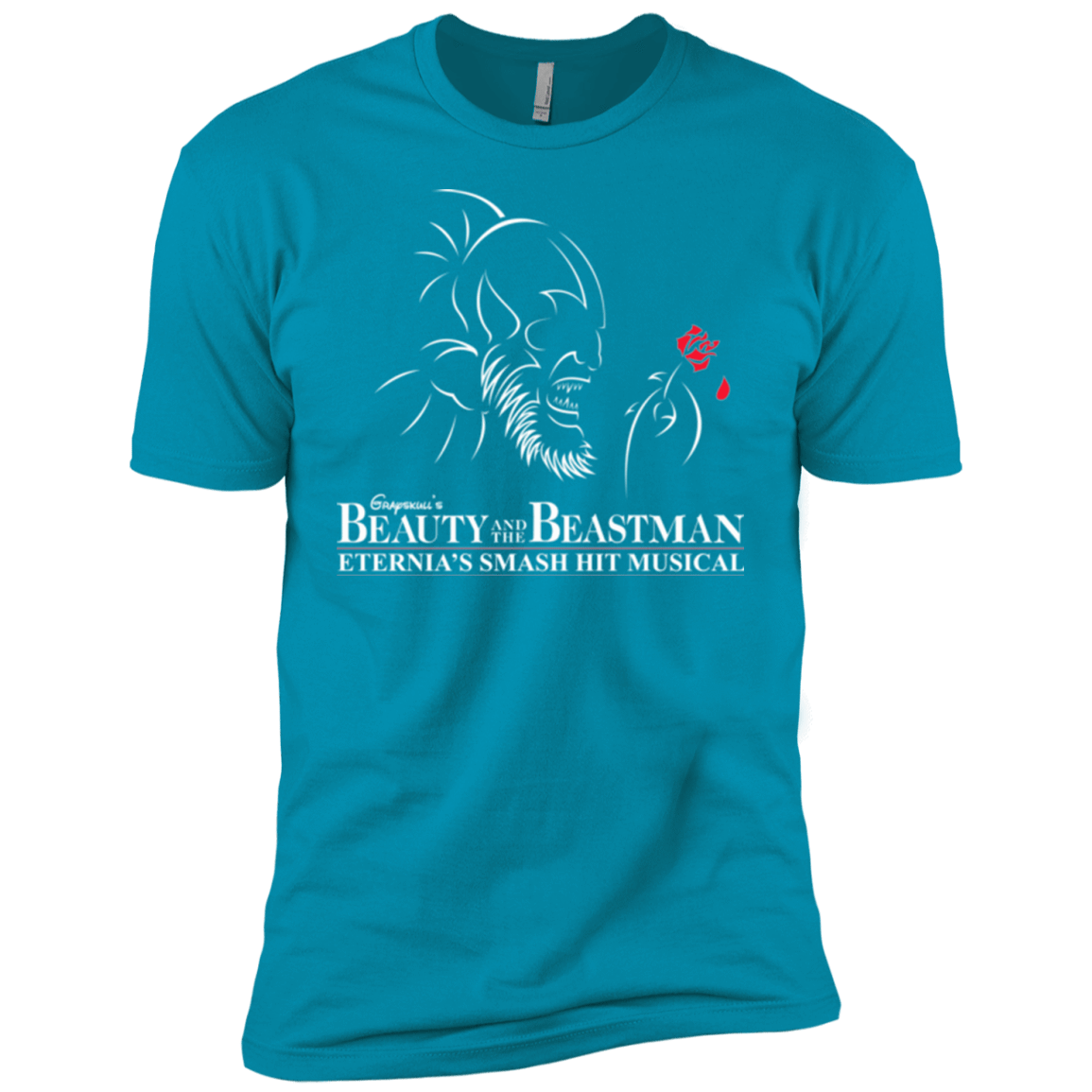 T-Shirts Turquoise / YXS Beauty and the Beastman Boys Premium T-Shirt