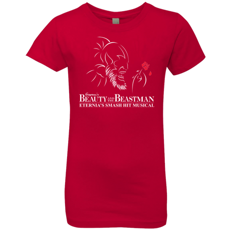 T-Shirts Red / YXS Beauty and the Beastman Girls Premium T-Shirt