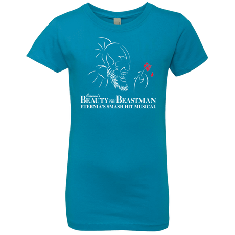 T-Shirts Turquoise / YXS Beauty and the Beastman Girls Premium T-Shirt
