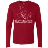 T-Shirts Cardinal / Small Beauty and the Beastman Men's Premium Long Sleeve