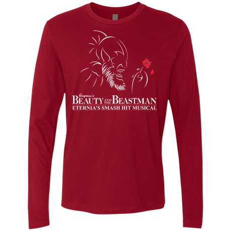 T-Shirts Cardinal / Small Beauty and the Beastman Men's Premium Long Sleeve