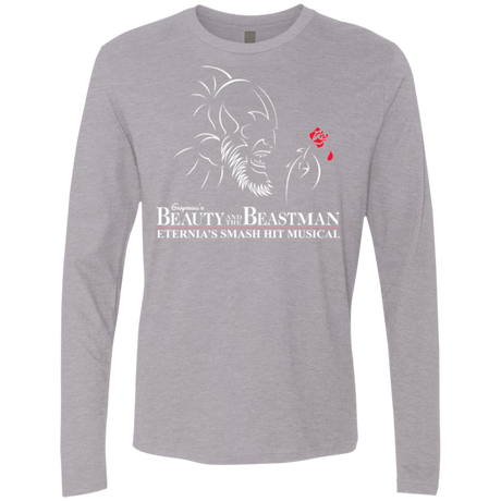T-Shirts Heather Grey / Small Beauty and the Beastman Men's Premium Long Sleeve