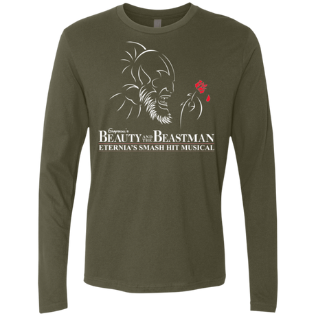T-Shirts Military Green / Small Beauty and the Beastman Men's Premium Long Sleeve