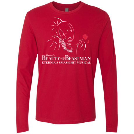 T-Shirts Red / Small Beauty and the Beastman Men's Premium Long Sleeve