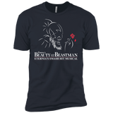 T-Shirts Indigo / X-Small Beauty and the Beastman Men's Premium T-Shirt