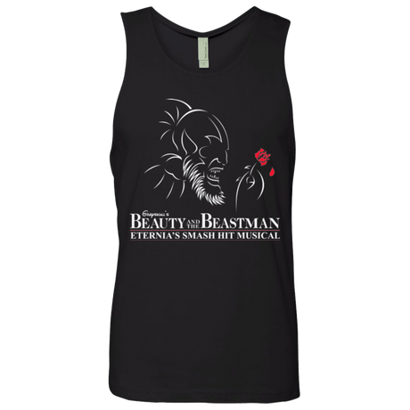 T-Shirts Black / Small Beauty and the Beastman Men's Premium Tank Top