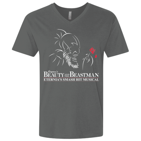 T-Shirts Heavy Metal / X-Small Beauty and the Beastman Men's Premium V-Neck