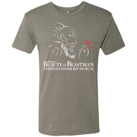 T-Shirts Venetian Grey / Small Beauty and the Beastman Men's Triblend T-Shirt