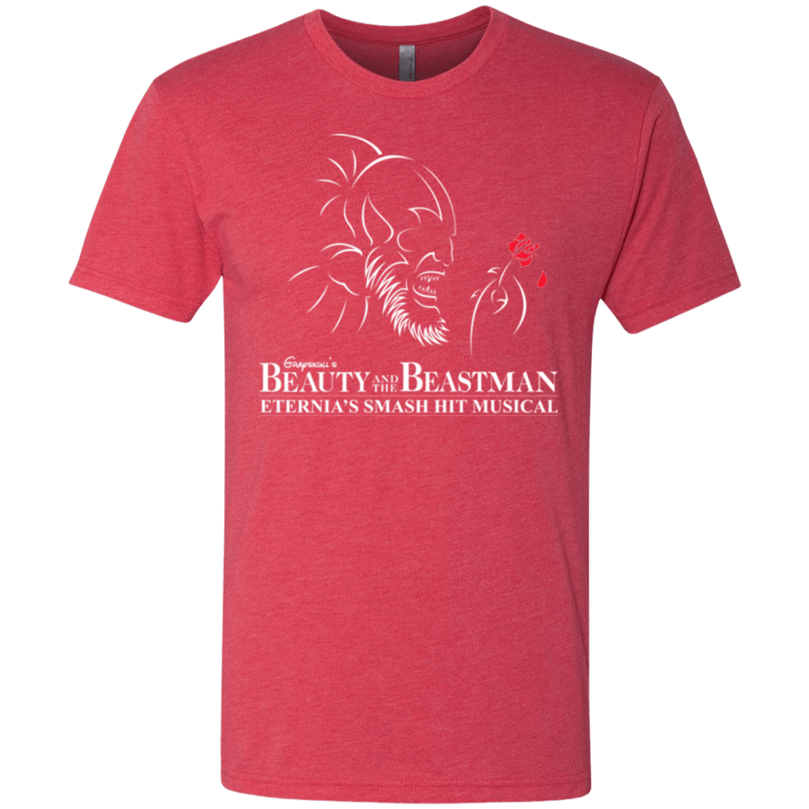 T-Shirts Vintage Red / Small Beauty and the Beastman Men's Triblend T-Shirt