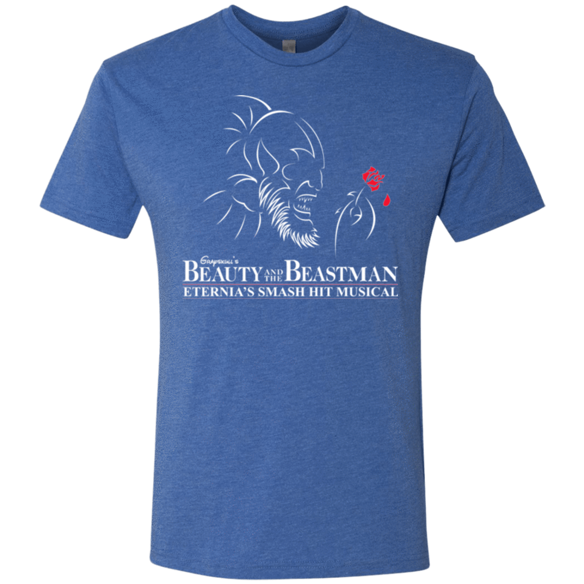 T-Shirts Vintage Royal / Small Beauty and the Beastman Men's Triblend T-Shirt