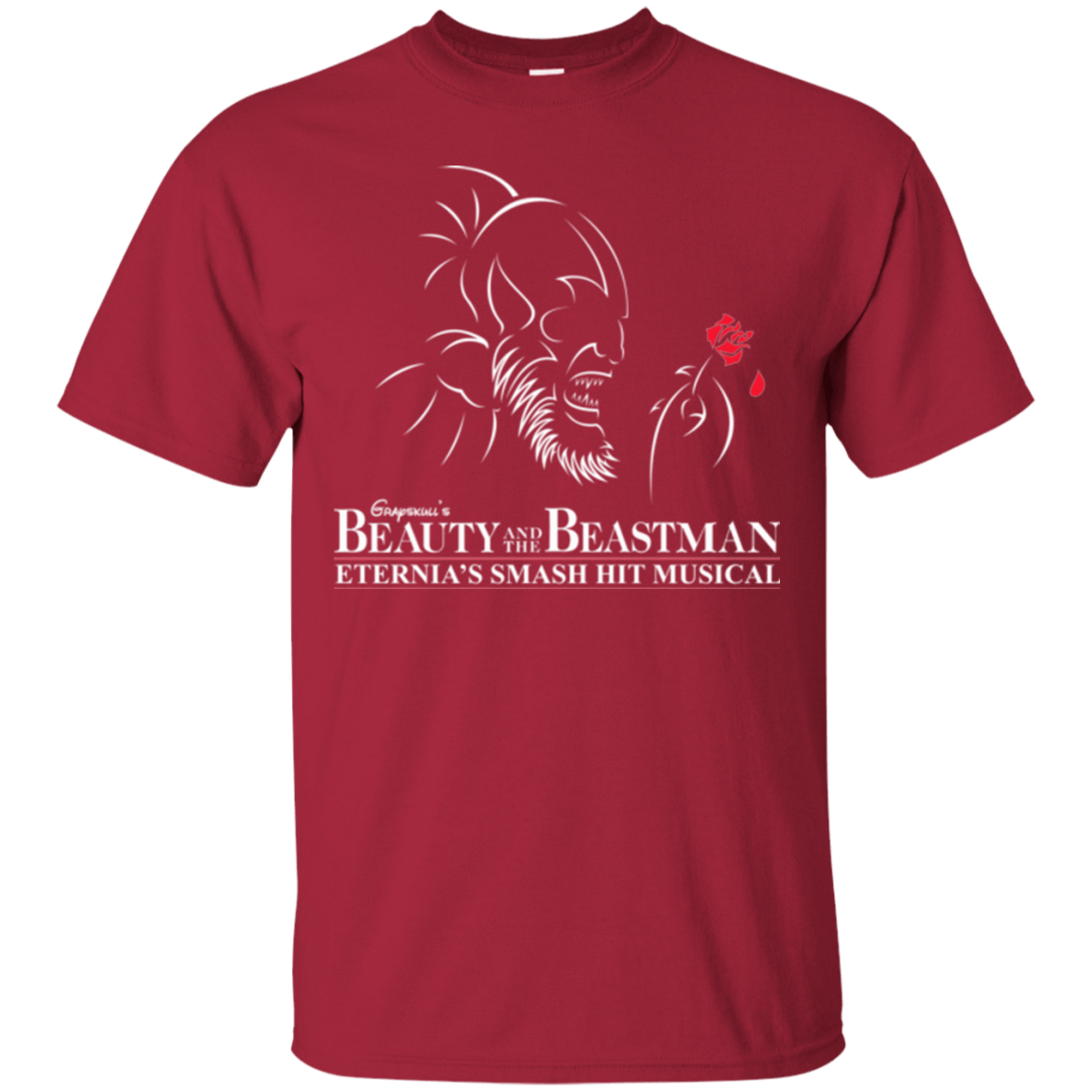 T-Shirts Cardinal / Small Beauty and the Beastman T-Shirt