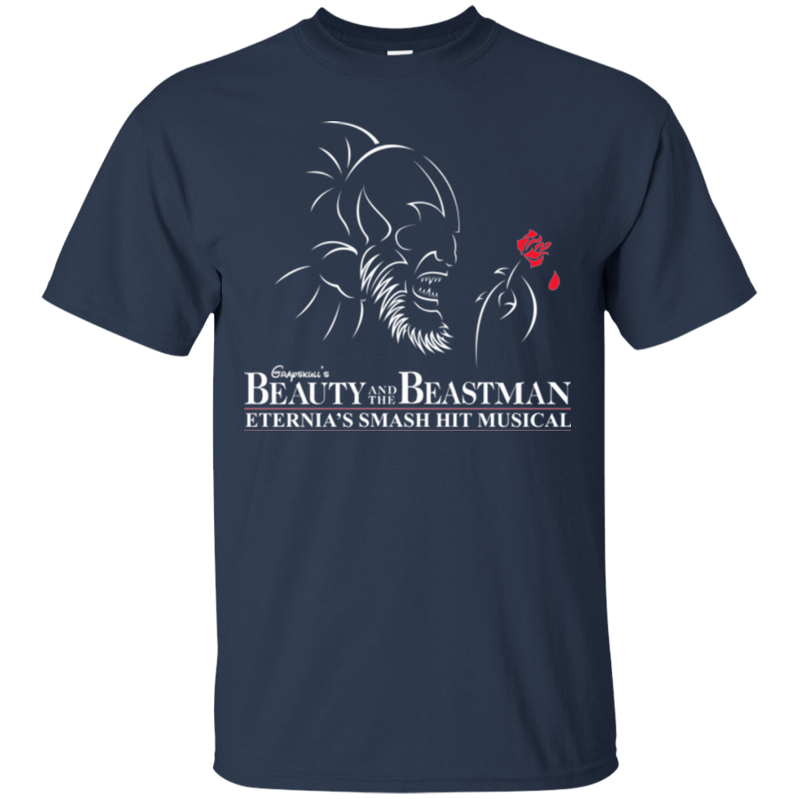 T-Shirts Navy / Small Beauty and the Beastman T-Shirt