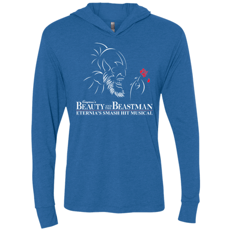 T-Shirts Vintage Royal / X-Small Beauty and the Beastman Triblend Long Sleeve Hoodie Tee