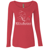 T-Shirts Vintage Red / Small Beauty and the Beastman Women's Triblend Long Sleeve Shirt
