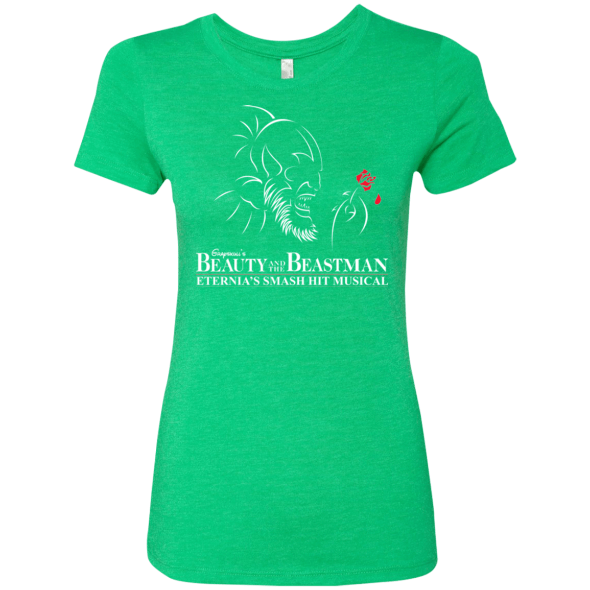 T-Shirts Envy / Small Beauty and the Beastman Women's Triblend T-Shirt