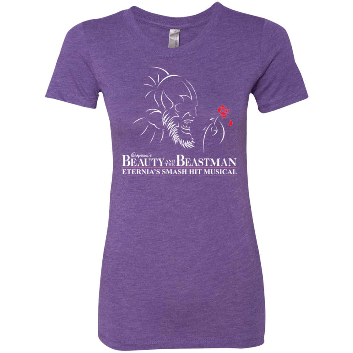 T-Shirts Purple Rush / Small Beauty and the Beastman Women's Triblend T-Shirt