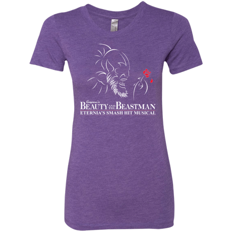 T-Shirts Purple Rush / Small Beauty and the Beastman Women's Triblend T-Shirt