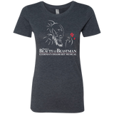 T-Shirts Vintage Navy / Small Beauty and the Beastman Women's Triblend T-Shirt