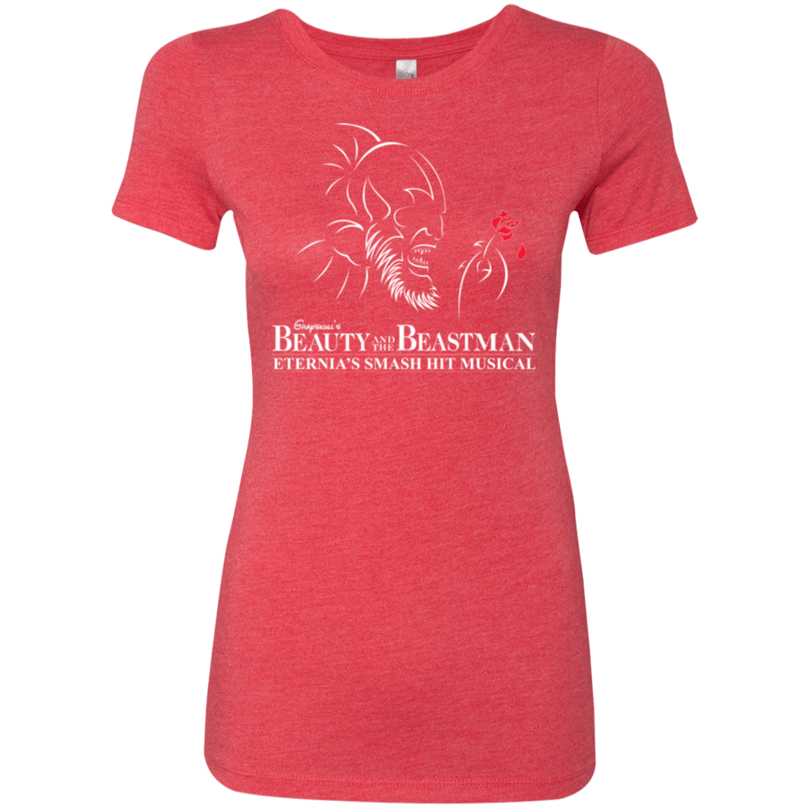 T-Shirts Vintage Red / Small Beauty and the Beastman Women's Triblend T-Shirt