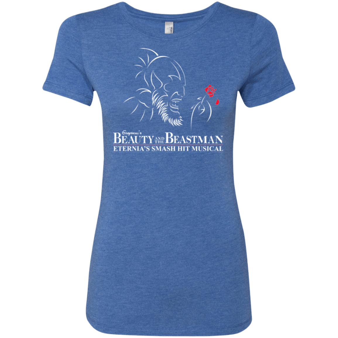T-Shirts Vintage Royal / Small Beauty and the Beastman Women's Triblend T-Shirt