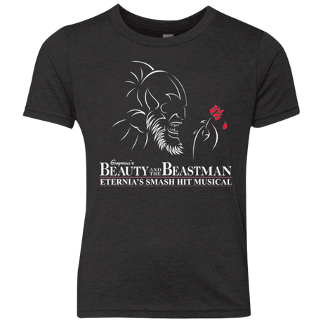 T-Shirts Vintage Black / YXS Beauty and the Beastman Youth Triblend T-Shirt
