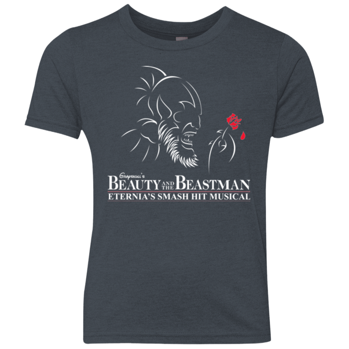 T-Shirts Vintage Navy / YXS Beauty and the Beastman Youth Triblend T-Shirt