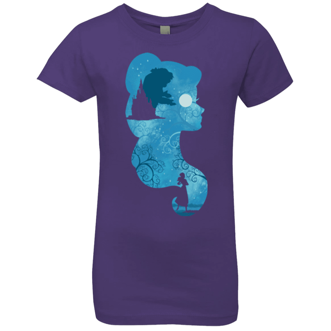 T-Shirts Purple Rush / YXS Beauty Portrait Girls Premium T-Shirt