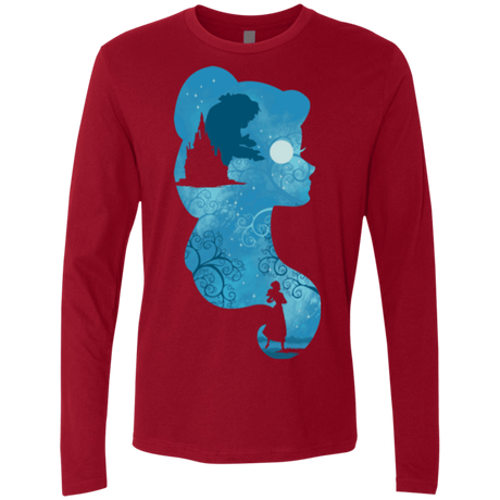 T-Shirts Cardinal / S Beauty Portrait Men's Premium Long Sleeve