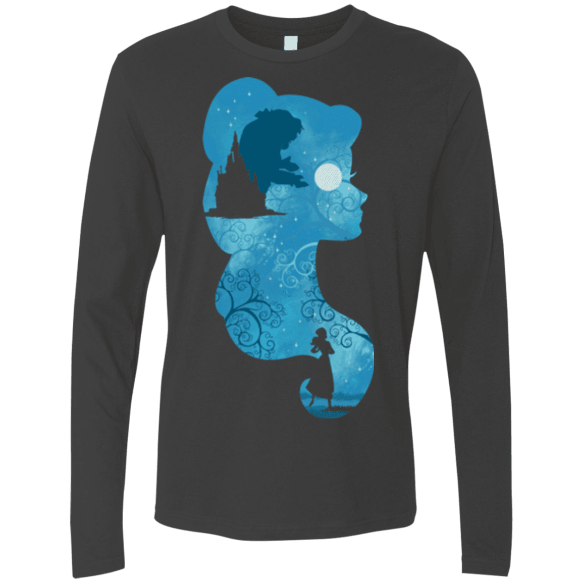 T-Shirts Heavy Metal / S Beauty Portrait Men's Premium Long Sleeve