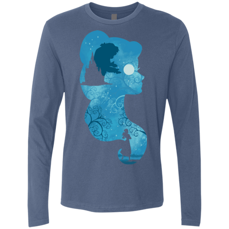 T-Shirts Indigo / S Beauty Portrait Men's Premium Long Sleeve