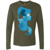 T-Shirts Military Green / S Beauty Portrait Men's Premium Long Sleeve