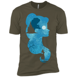 T-Shirts Military Green / X-Small Beauty Portrait Men's Premium T-Shirt