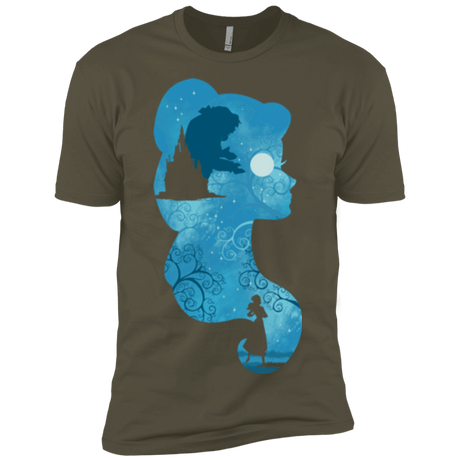 T-Shirts Military Green / X-Small Beauty Portrait Men's Premium T-Shirt