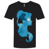 T-Shirts Black / X-Small Beauty Portrait Men's Premium V-Neck