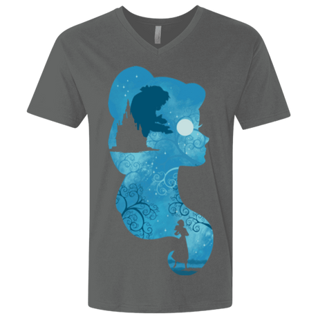 T-Shirts Heavy Metal / X-Small Beauty Portrait Men's Premium V-Neck