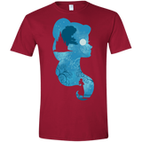 T-Shirts Cardinal Red / S Beauty Portrait Men's Semi-Fitted Softstyle