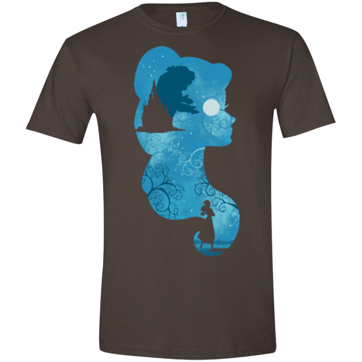 T-Shirts Dark Chocolate / S Beauty Portrait Men's Semi-Fitted Softstyle