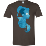 T-Shirts Dark Chocolate / S Beauty Portrait Men's Semi-Fitted Softstyle