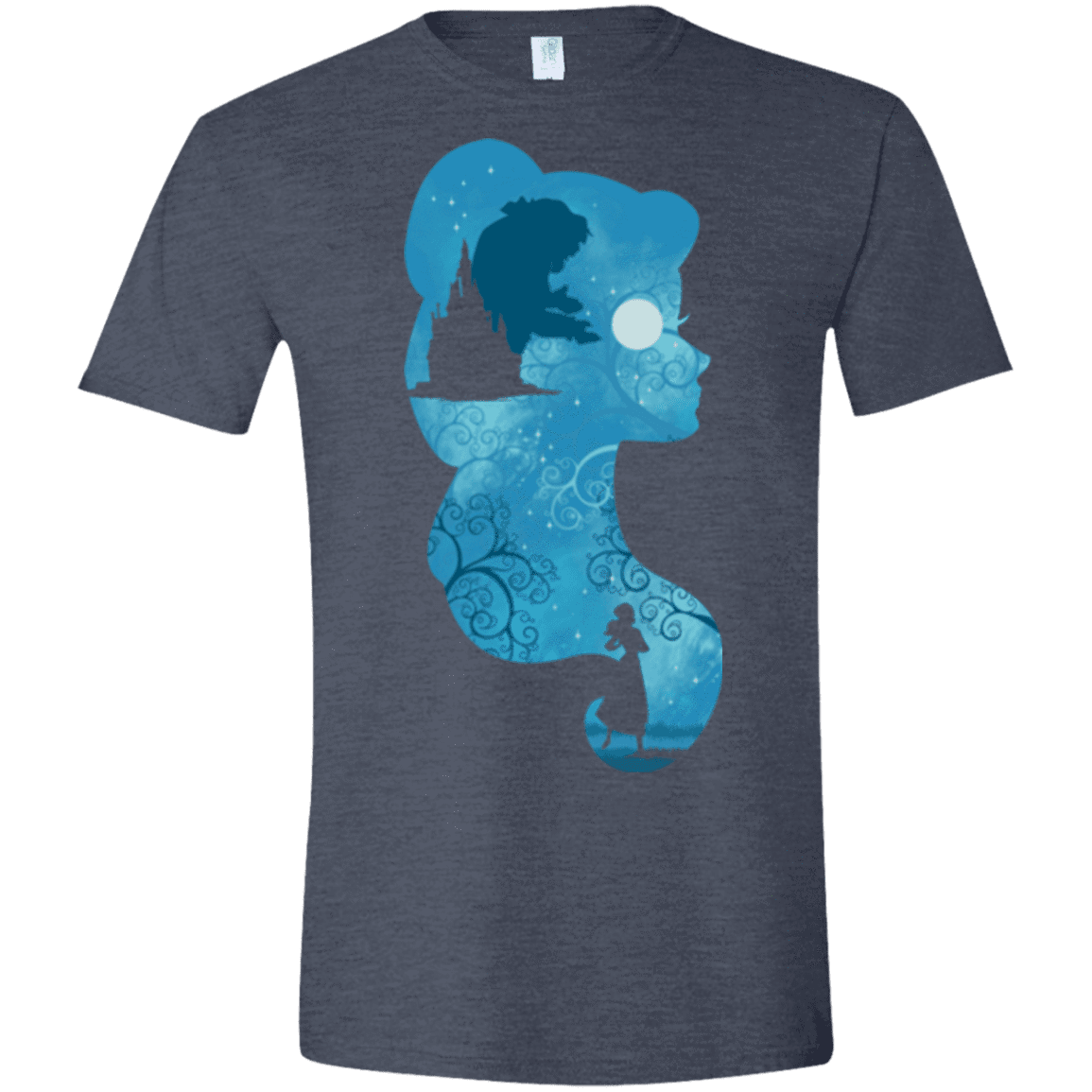 T-Shirts Heather Navy / S Beauty Portrait Men's Semi-Fitted Softstyle