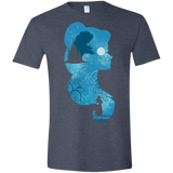 T-Shirts Heather Navy / S Beauty Portrait Men's Semi-Fitted Softstyle