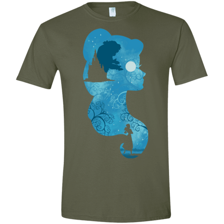 T-Shirts Military Green / S Beauty Portrait Men's Semi-Fitted Softstyle