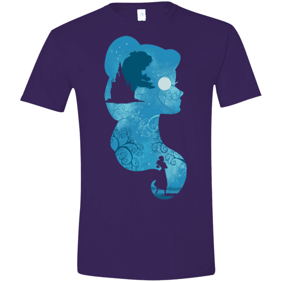 T-Shirts Purple / S Beauty Portrait Men's Semi-Fitted Softstyle