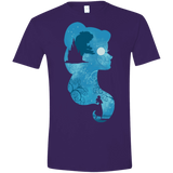 T-Shirts Purple / S Beauty Portrait Men's Semi-Fitted Softstyle