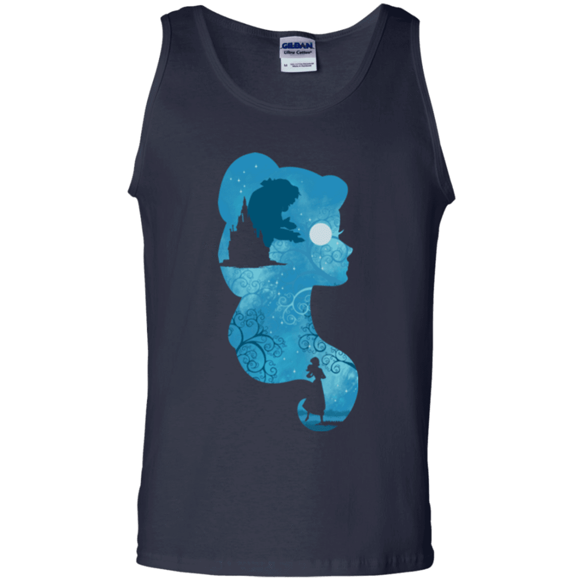 T-Shirts Navy / S Beauty Portrait Men's Tank Top