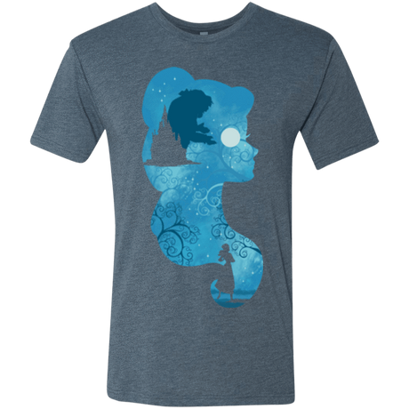 T-Shirts Indigo / S Beauty Portrait Men's Triblend T-Shirt