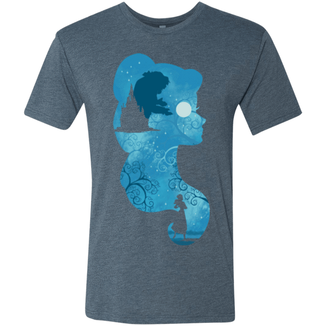 T-Shirts Indigo / S Beauty Portrait Men's Triblend T-Shirt
