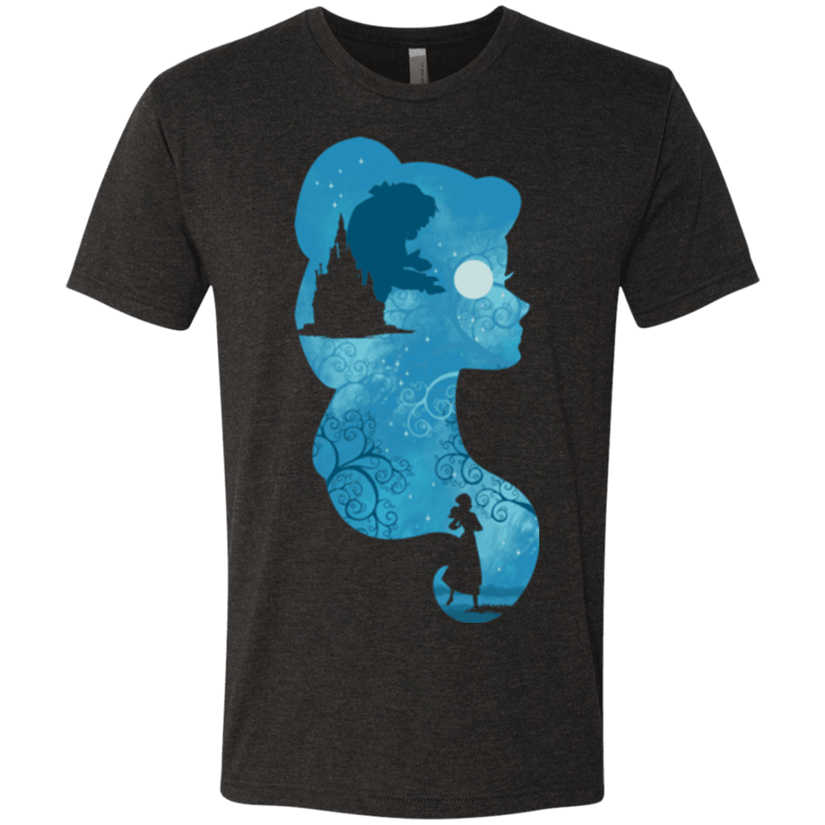T-Shirts Vintage Black / S Beauty Portrait Men's Triblend T-Shirt